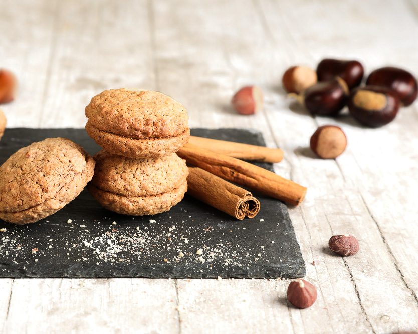 Macarons à l'Ancienne - Parfum Châtaigne des Cévennes